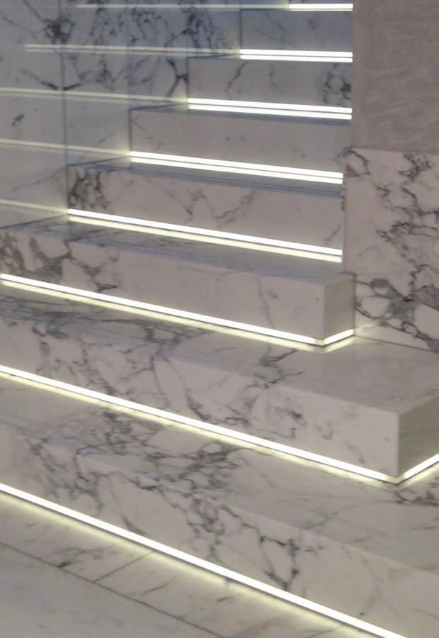 (stairways and corridors) Shelf lighting Skirting Lighting optics - ideal