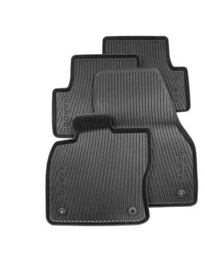 mats Standard LHD (57B 061 404) RHD (57C 061 404) Holds and lasts Did you know that the textile floor mats from ŠKODA Genuine