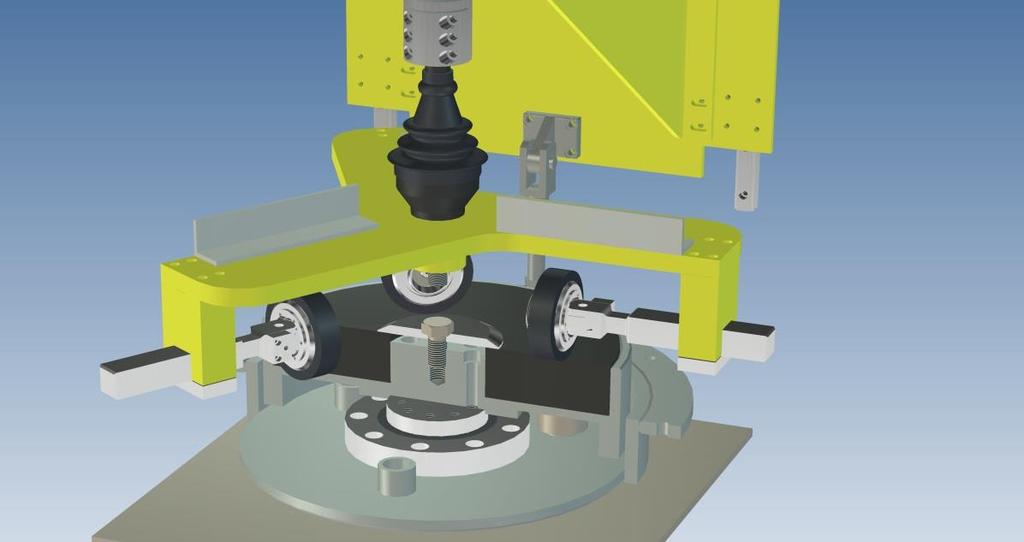 The Skid Resistance & Smart Ravelling Interface Testing device or SR-ITD consists of two key components, as it is shown in Figure 1 and Figure 3: a moveable turntable or sample holder onto which the