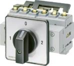 LD Main Control and EMERGENCY-STOP Switches up to 250 A Introduction Design Design of the contacts Each switch has three adjacent contact elements 1).