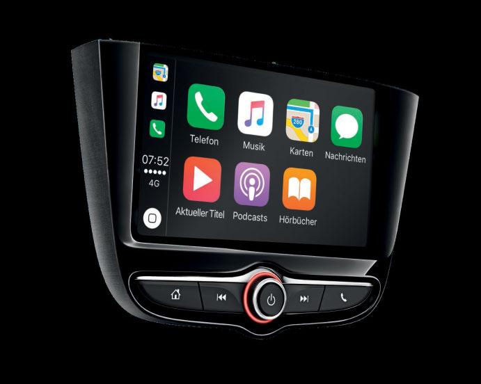 Integrácia smartfónu 1 Pripojte svoj smartfón prostredníctvom Apple CarPlay 2 alebo Android Auto 2 k systému IntelliLink.