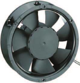 ACmaxx Axial Fans Series AC 600 N 7 ø x 5 mm Technology Fans with electronically commutated external rotor motor.