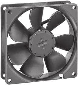 DC Axial Fans Series 3400 N VARIOFAN 9 x 9 x 5 mm DC fans with electronically commutated external rotor motor. Fully integrated commutation electronics. Speed control by temperature sensor.