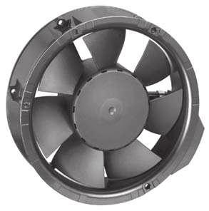DC Axial Fans Series 600 NTD TURBOFAN 7 Ø x 5 mm rticularly powerful DC electronic fan with 3 phase EC drive and fully integrated operating electronics.