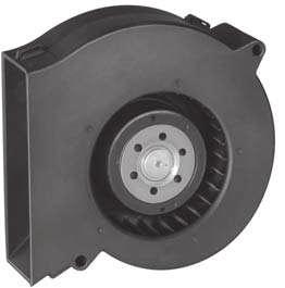 DC Radial Fans Series RL 65 97 x 93.5 x 33 mm DC radial blower with electronically commutated external rotor motor. Fully integrated commutation electronics.