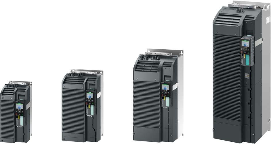three-phase motors. With different device versions (frame sizes FSA to FSG) in a power range from 0.37 kw to 250 kw, it is suitable for a wide variety of drive solutions.