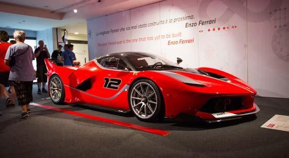 Here you will enjoy a guided tour of the Ferrari Museum, home to some of the most legendary vehicles ever created.