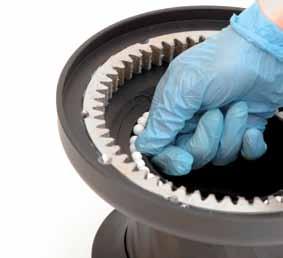 Inspect gears, bearings, pins and pawls for any signs of wear or corrosion.