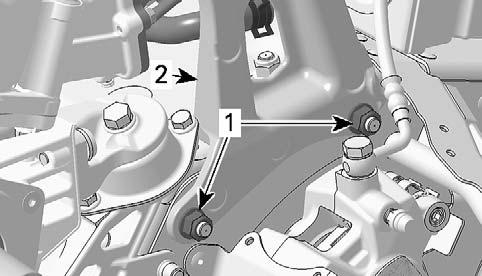 Attach TPS and CPS wiring harness on crankcase check valve using locking tie (P/N 414 115 200) as shown.