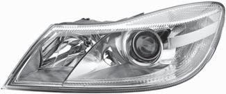 headlight, right, with indicator light, with electric headlight levelling actuator, without emblem 8GH 007 57-2 8GH 002 089-33 8GA 006 84-2 8GP 003 594-2 x2v55w