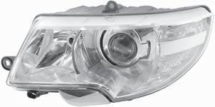 8ED, 8Q6 (+) Bi-Xenon light (+) Bend lighting ZS 247 047-35 ZS 247 047-36 Bi-Xenon/FF-H3 headlight, left, with indicator light, with bend lighting, with electric headlight levelling actuator, with