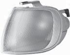 Volkswagen Volkswagen Polo III (6N) Polo III (6N) Basic with special equipment Styling 0/94->0/99 9EL 962 839-02 9EL 962 840-02 8GA 006 84-2 Body/lens for indicator light (white), left Body/lens for