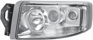 Renault Trucks - Scania Renault Trucks Premium II Route Premium II Route 0/05-> LL 0 899-39 LL 0 899-40 H/H7 headlight, left, with indicator light, with H3 fog light, without headlight leveller, with