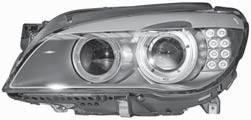(-) Bend lighting LL 354 689-03 LL 354 689-04 Bi-Xenon/H8 headlight, left, without LED module for indicator light, with daytime running light, without bend lighting, with dynamic headlight levelling