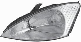 (P2/5W) Focus 0/0->/04 (-) ST70/RS LE 00 98-05 LE 00 98-06 H/H7 headlight, left, with indicator light, for vehicles with headlight leveller H/H7 headlight, right, with indicator light, for