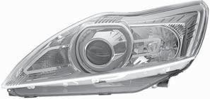 daytime running light, with cornering light, with chrome-plated cover, with dynamic headlight levelling actuator, without gas discharge bulb, without bulbs 8GS 009 028-8GH 002 089-33 8GA 006 84-2 8GP