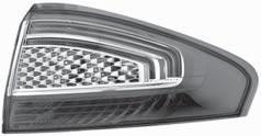 Ford Ford Mondeo IV (BA7) Mondeo IV (BA7) /0->09/4 Sedan 9EL 354 997-03 9EL 354 997-04 Body/lens for LED combination rearlight, left, outer part, with indicator light Body/lens for LED combination