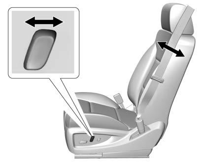 60 Seats and Restraints To return the seatback to the upright position: 1. Lift the lever fully without applying pressure to the seatback, and the seatback will return to the upright position. 2.