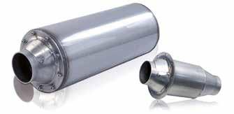 Catalyst Muffler Systems The developed HJS motorsport catalyst muffler system provides many advantages.