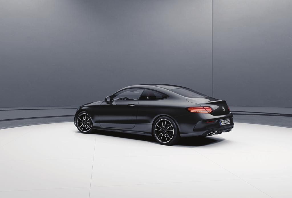 The AMG Line. The expressive styling of the AMG Line lends the exterior of the C-Class a sporty, exclusive touch. As such you can make a clear statement for powerful design.