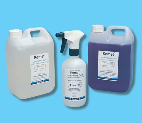 Lubricating Fluids Kemet Lubricating Fluids Assists Kemet to cut and polish more effectively by absorbing frictional heat and diluting the lapping residue.