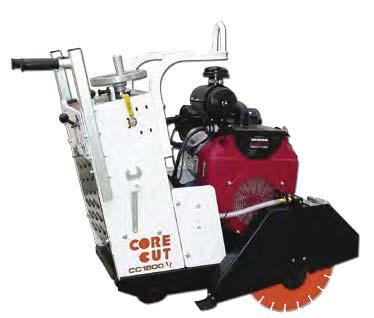 CC1823BVXL-S with Briggs Vangaurd not included Specifications Maximum depth of cut with 14 blade: 4-5/8 Maximum depth of cut with 18 blade: 6-5/8 Maximum depth of cut with 20 blade: 7-5/8 shaft RPM: