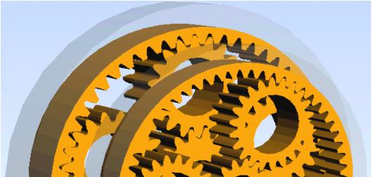 A Study on Jack-Up Gearbox Design for Drillships (a) 1 step spur gear (b) 2 step spur gear (c) 3 step spur gear Figure 5 Spur gear pairs 2.2.2. Planetary Gearbox The planetary gear system has a total reduction ratio of 19.
