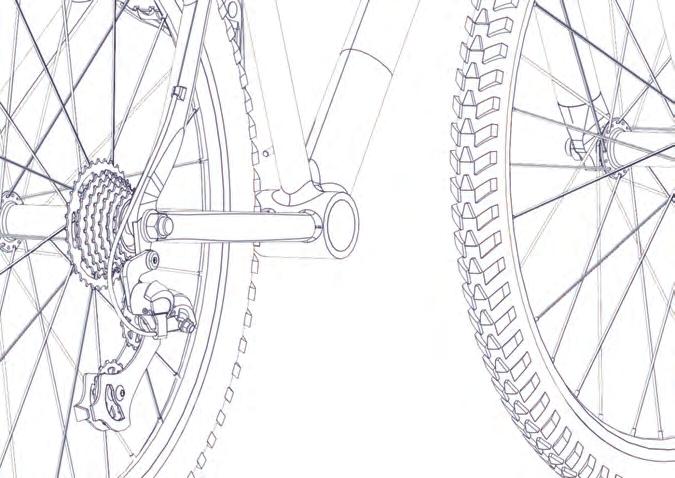 Remove the front derailleur on frame and shifter on handlebar. 2. Remove the chainwheel 3. Loosening the L/R cap on the frame. 4. Remove the axle spindle.