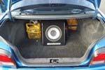 Gauge cluster JVC USB MP3 and i-pod Head Unit Alpine Front speakers JVC rear speakers 10inch sub and