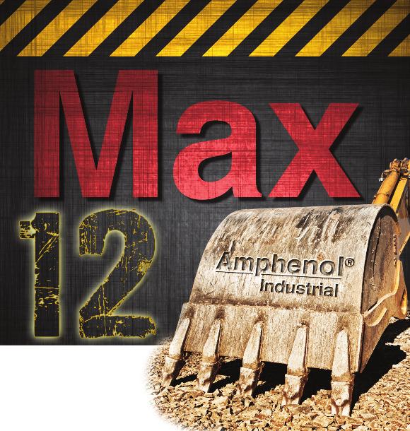 Max-M12 Connector Electrical & Environmental Characteristics: SAE J 2839 Compliant IP 67 or Above Backward compatible with IEC 61076-2-101 (M12) Provisions for overall cable shield or drain wire to