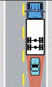 Tailgaters Drivers of large vehicles such as buses, trucks and tractortrailers must rely on outside mirrors for their rear vision.