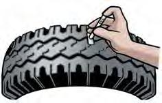 Checking tires, wheels and fasteners The amount of control the driver can maintain over a vehicle depends upon the amount of friction between the tires and the road surface.