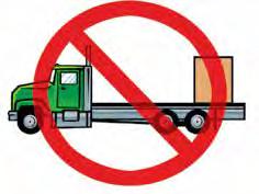 Undue stress could be placed on the frame resulting in permanent damage and steering misalignment. Distribution of weight will depend on the nature of the load.
