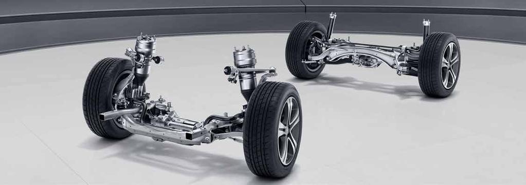 20 AIR BODY CONTROL.* In combination with continuously variable damping control, the air suspension system ensures a very high level of ride comfort and dynamic handling.