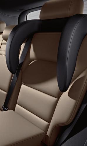 Mercedes-Benz child seats are available in the Limited Black design. The covers are washable and very hardwearing.