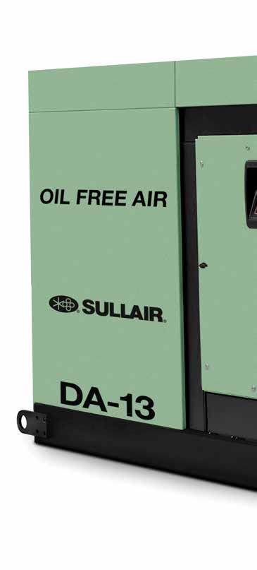 Features and Benefits Separate, Easy-to-Adjust Valves The DS oil free compressor has separate inlet and blow down valves of simple, rugged design for easy adjustment and maintenance.