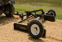 large lots and driveways Designed for 25 to 65 horsepower tractors Category 1 hitch on 5 and 6 models Category 1 & 2 dual hitch on 7 and 8 models