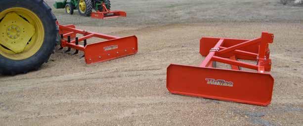 gravel road reconditioning Designed for 35 to 120 horsepower tractors Category 1 & 2 dual