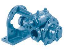 This bracket also allows the pump body to be rotated to simplify hookup to piping systems. Available with 1.2 or 1.