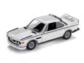 BMW 3.0 CSL Miniature. Special Edition Heritage Collection miniature of the legendary BMW 3.0 CSL. All doors, hood, and trunk open. Material: die-cast metal with plastic parts. Scale: 1:18.