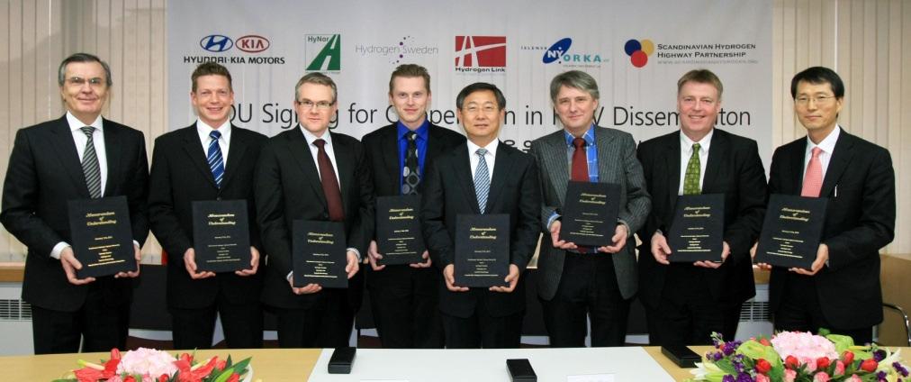Latest news 3 February 2011 MoU between Hyundai/Kia Motors and stakeholders from the Nordic Countries on