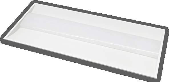 ABS LED Troffers 2X2 Architectural Troffer 2X4 Architectural Troffer Model Wattage Dim.