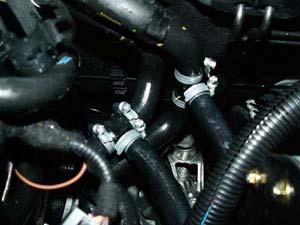 Overpressure hose coupling: see photo