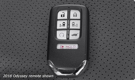 The Honda ignition key features an electronic code that makes it practically impossible to duplicate.