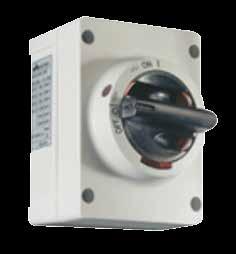 Accessories Safety switch SAFE The safety isolation switch has been tested to IEC 947-3. It is available in standard version and can be supplied loose.
