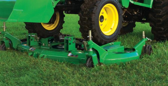 Throw in durable big-tractor features like a full Category three-point hitch and heavy-duty axles for higher loads and