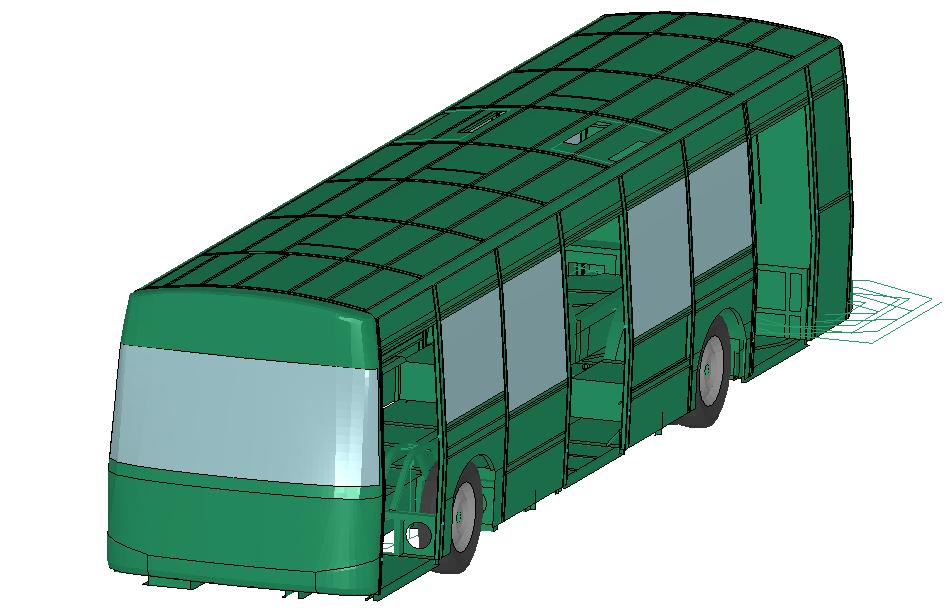 City bus * * Original-city-bus (green) presents neither spinning wheels nor steering system For city-bus