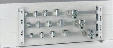 112) For profile busbars up to 1600 A 1-pole BBS-1/PR (see p. 114) Support for spare section cover BBC-MRCOV1 (see p.