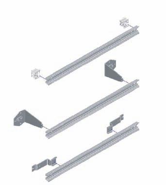 Distribution boards system Profi Plus Device rails BPZ-DINR For mounting of the Installation devices Material: Aluminium Scope of delivery: 1 device rail 15 Dimensions [mm]