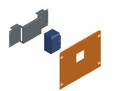 Distribution boards system Profi Plus Mounting sets BPZ-NZM for circuit breakers NZM Mounting sets BPZ-NZM.